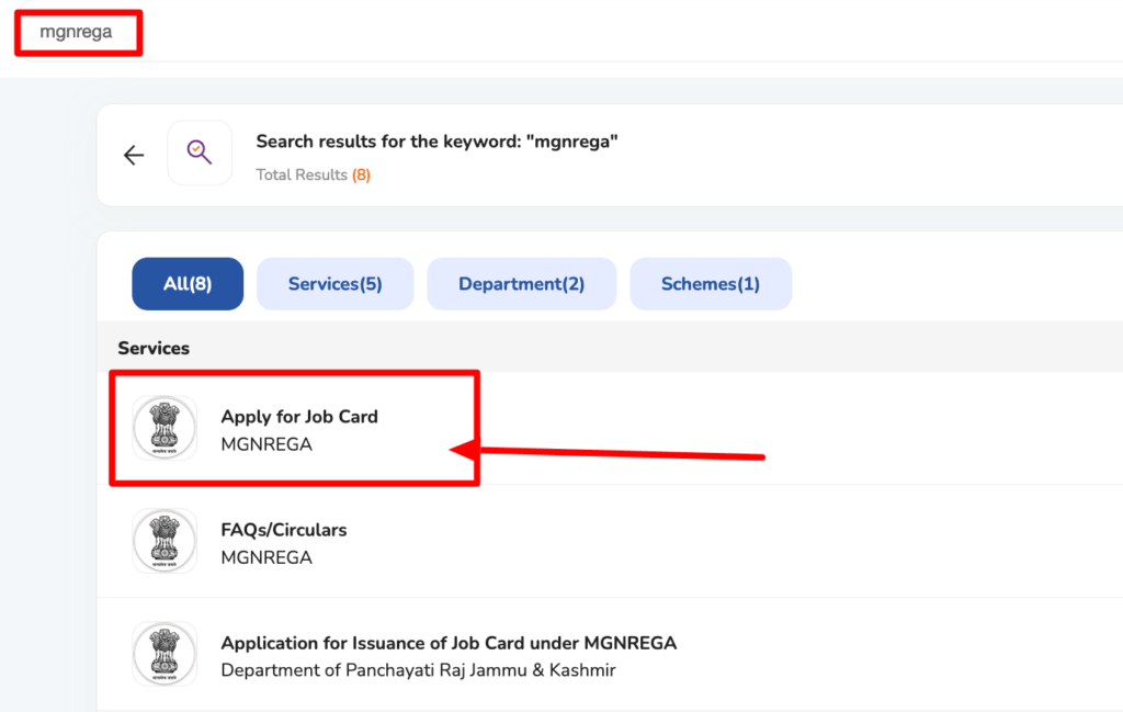Search mgnrega